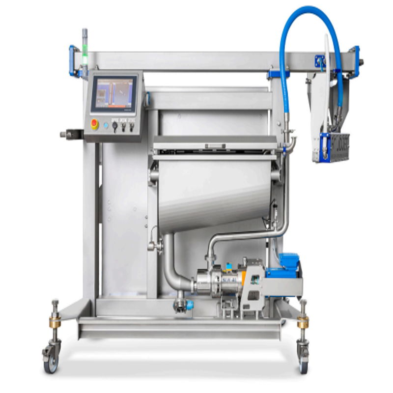 Mobile depositor with supply unit cold