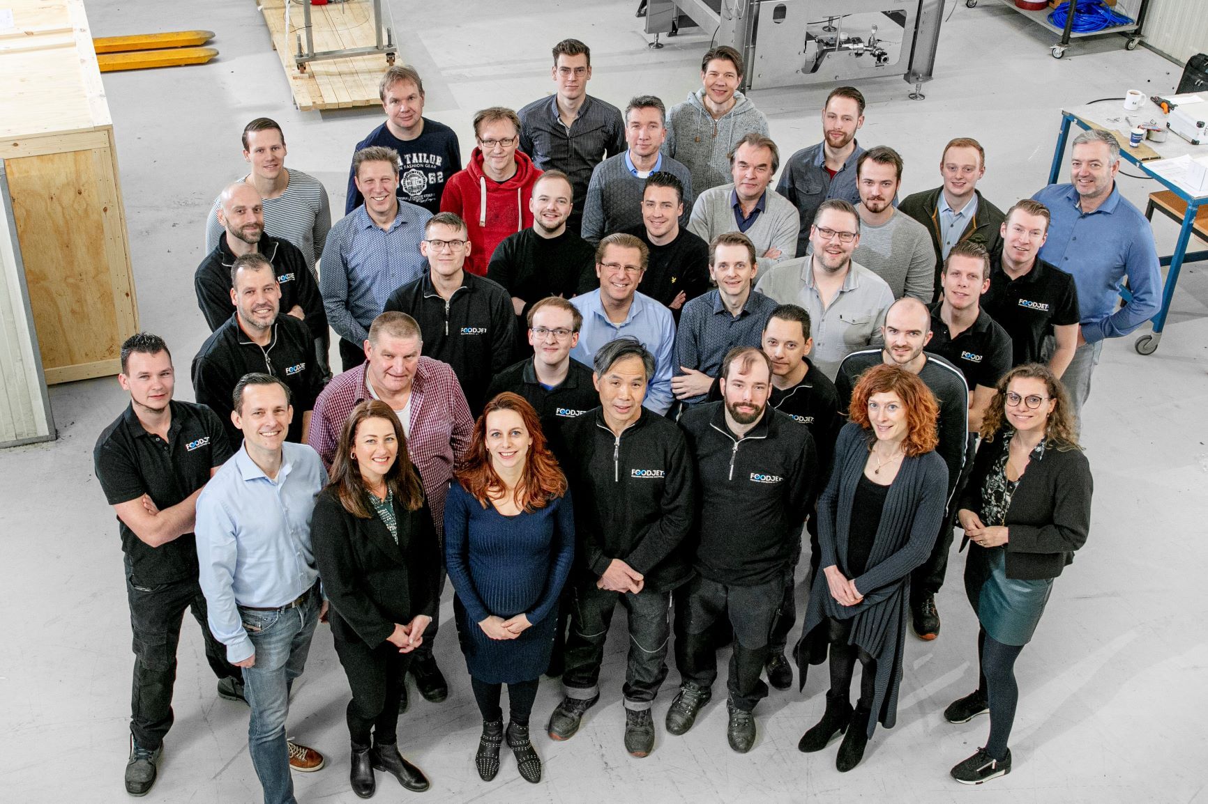 FoodJet precision depositing solutions - team picture