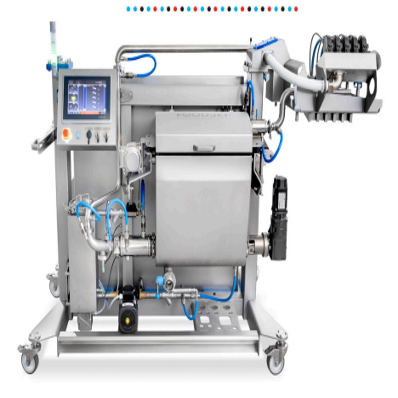 Mobile depositor with supply unit warm